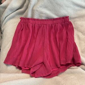 Lulus size medium pink Flowy high rise shorts